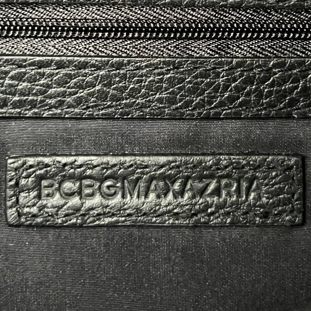 BCBGMaxAzria Clutch Purse Red/Black Exotic Zipper Tassel Handbag Foldable Clean - Picture 9 of 9
